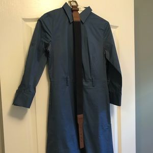 Theory blue dress with belt.